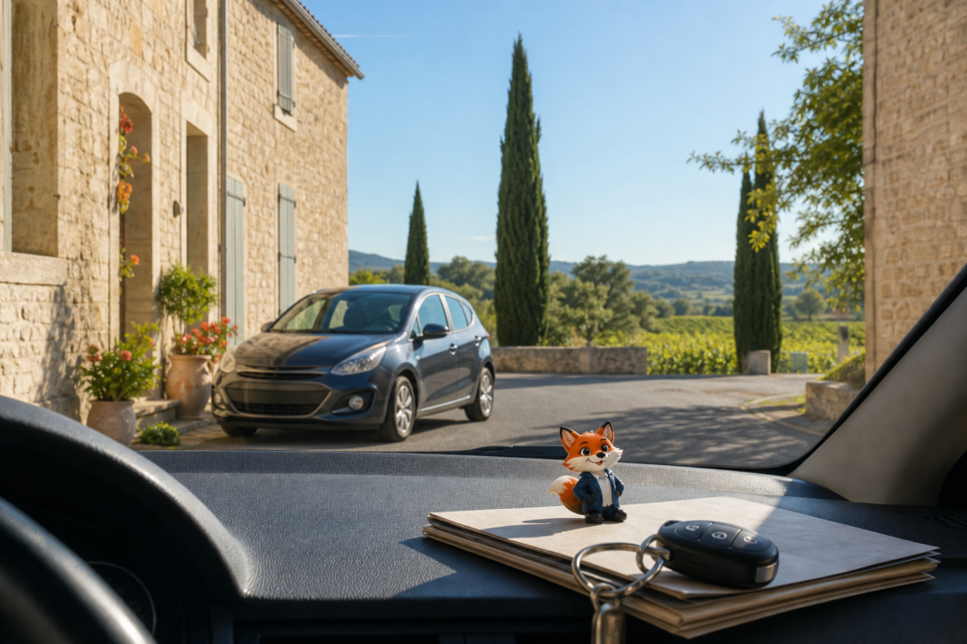 Assurance auto provisoire Caux avec IZO, agent virtuel d’Izor, courtier assurance auto à Montpellier