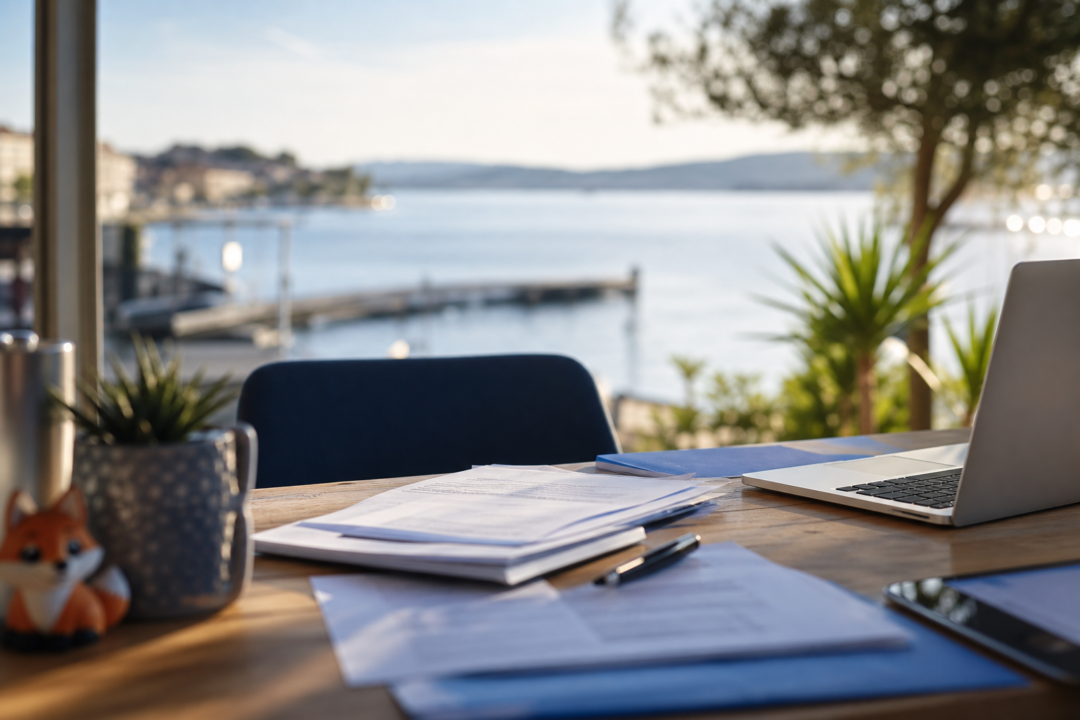 Courtier en assurances et crédits à Marseillan avec présence discrète d’IZO, agent virtuel d’Izor