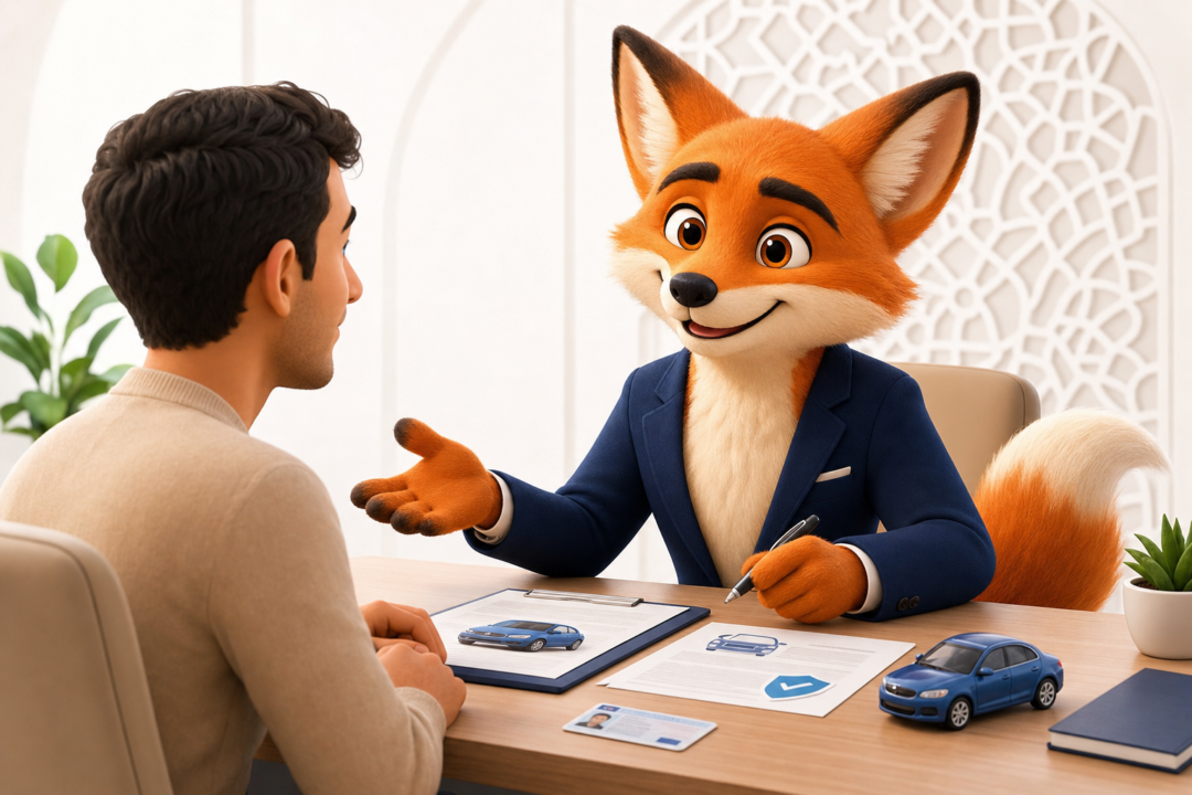 IZO, agent virtuel d'Izor, accompagne un conducteur franco-marocain pour son assurance auto en France