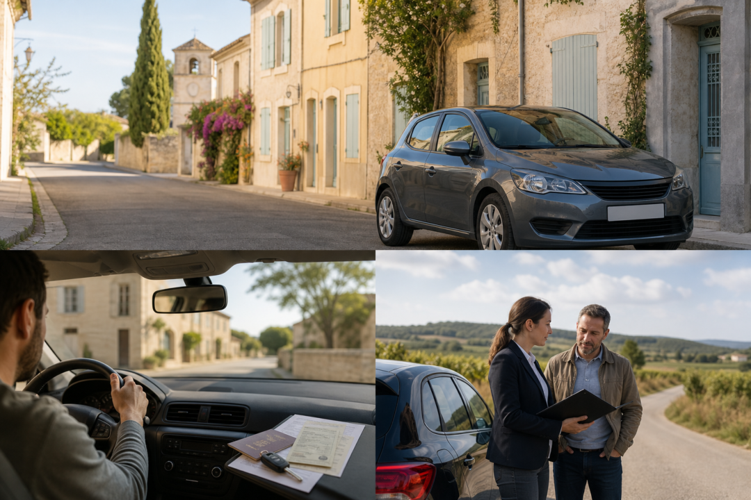 Assurance auto permis étranger Corneilhan — visuel local distinct