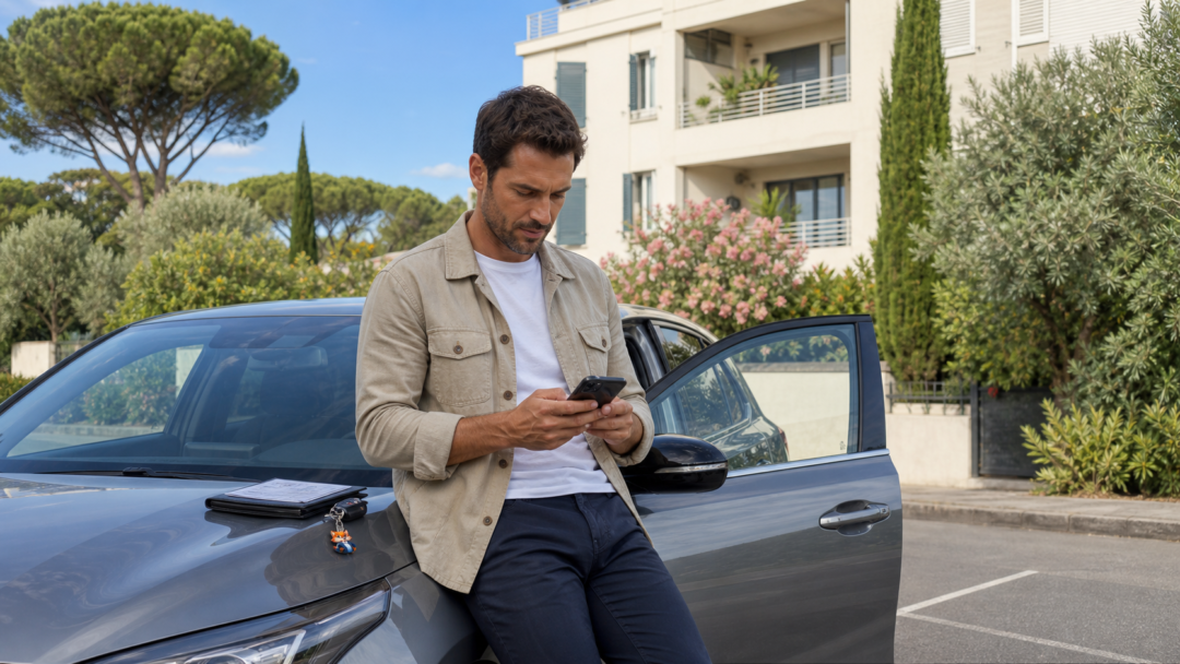 Assurance auto provisoire à Castelnau-le-Lez avec présence discrète d’IZO