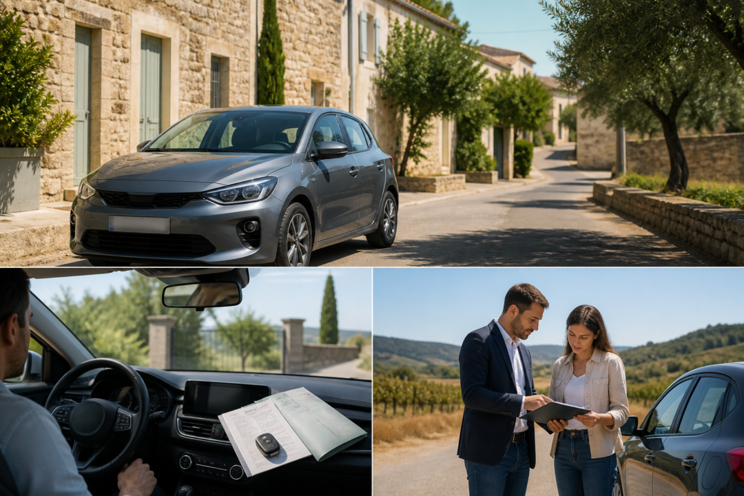 Assurance auto provisoire Corneilhan — visuel local distinct