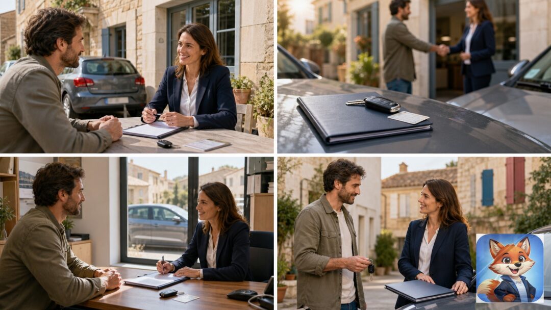 Assurance auto provisoire à Sauvian : humains visibles en France avec IZO officiel discret