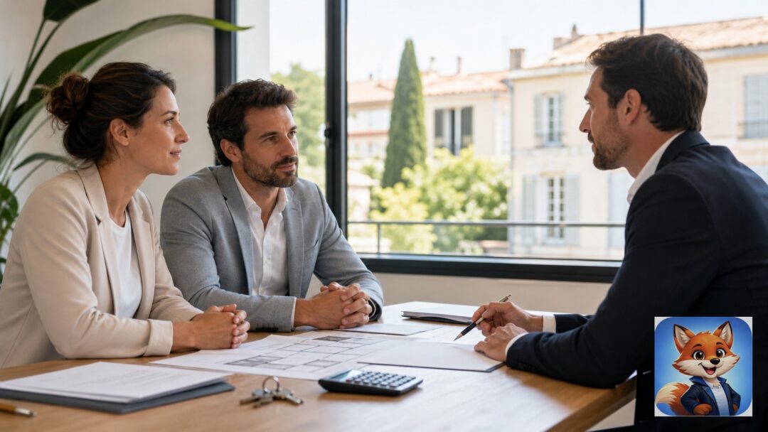 Assurance emprunteur Vias | Izor — Hérault : scène réaliste en France avec conseiller Izor et IZO discret