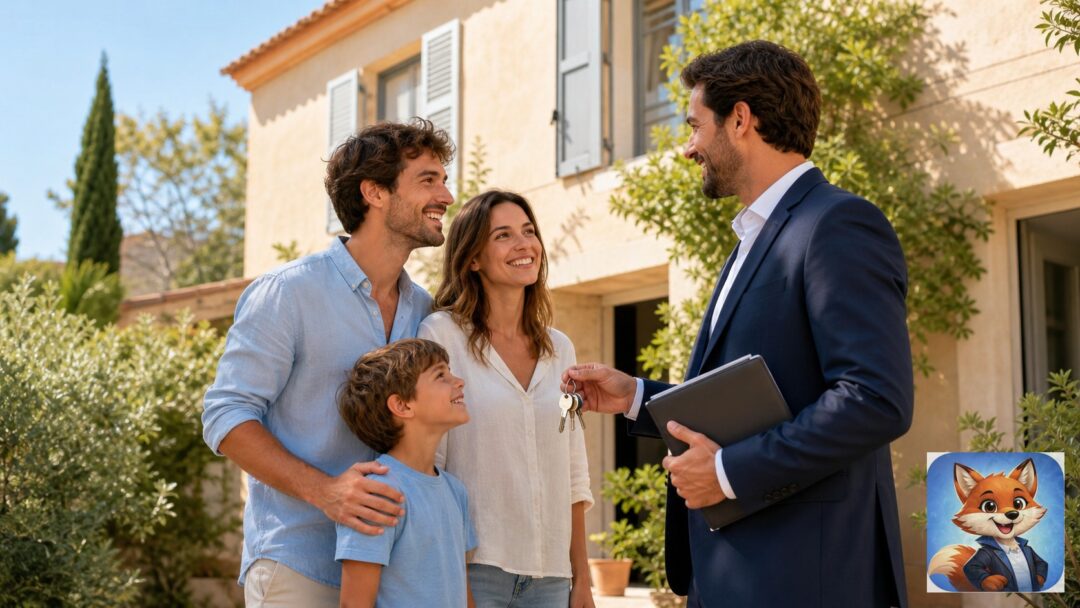 Assurance habitation Sérignan | Izor — Hérault : scène réaliste en France avec humains visibles et IZO discret