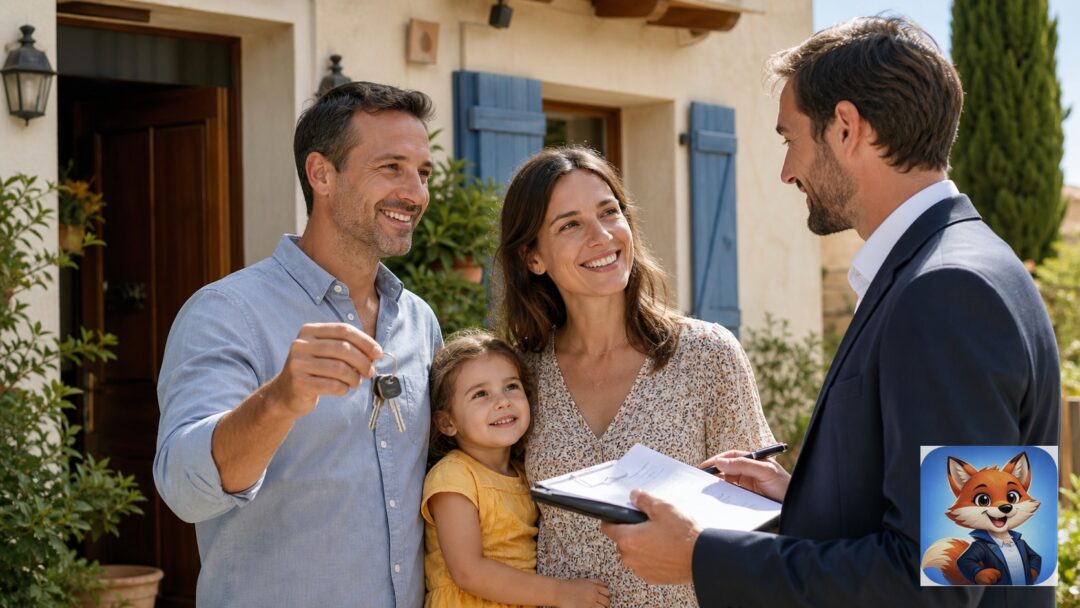 Assurance habitation Servian | Izor — Hérault : scène réaliste en France avec conseiller Izor et IZO discret