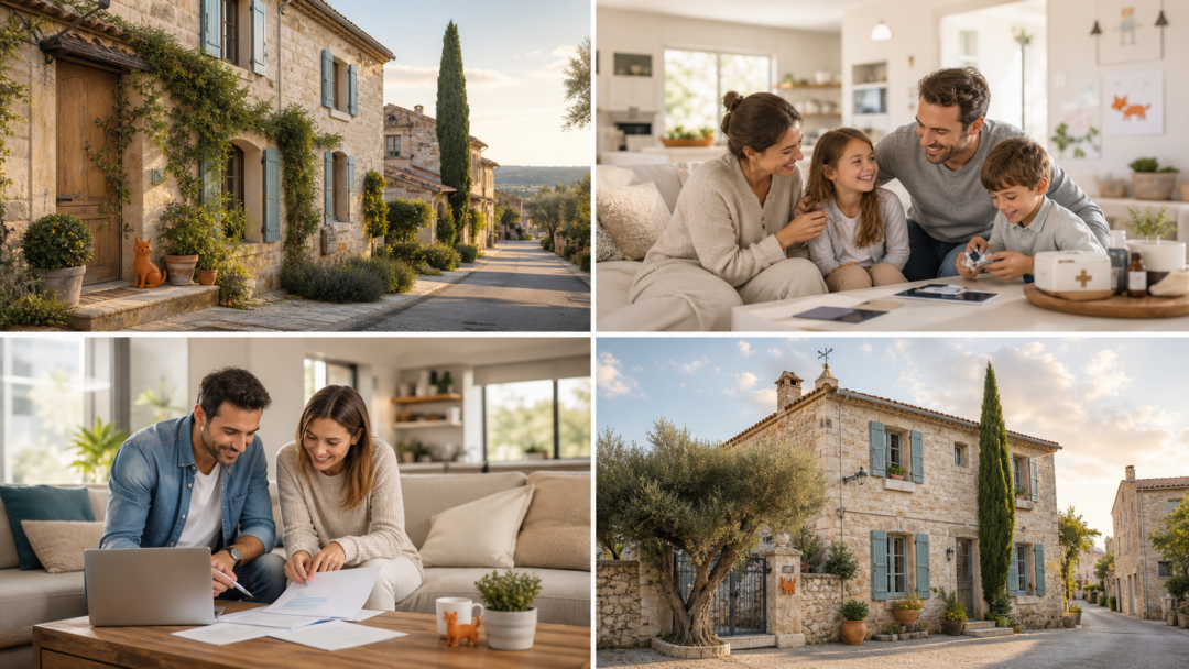 Maison méditerranéenne à Maraussan pour illustrer une assurance habitation Izor