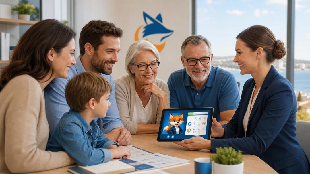 IZO, agent virtuel d’Izor, accompagne la comparaison Mutuelle santé Frontignan dans l’Hérault