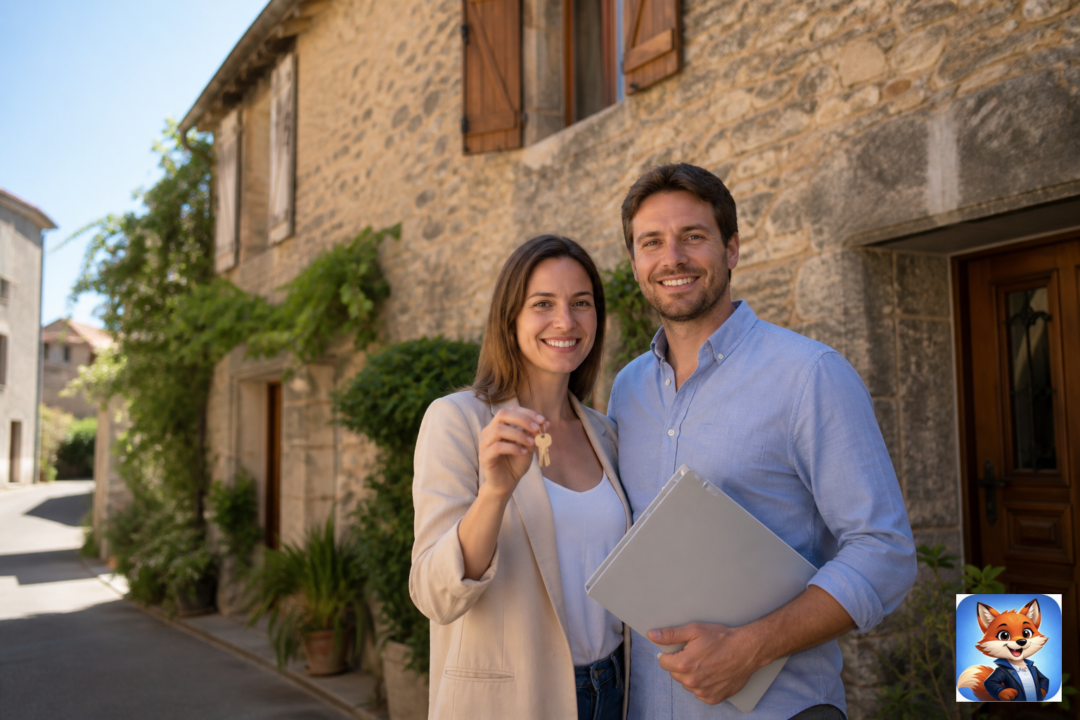 Assurance habitation Aigne : scène réaliste avec humains visibles en contexte Hérault, IZO officiel discret