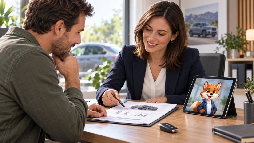 Assurance auto risque aggravé Vendargues | Izor : conseil en assurance automobile avec IZO affiché sur une tablette